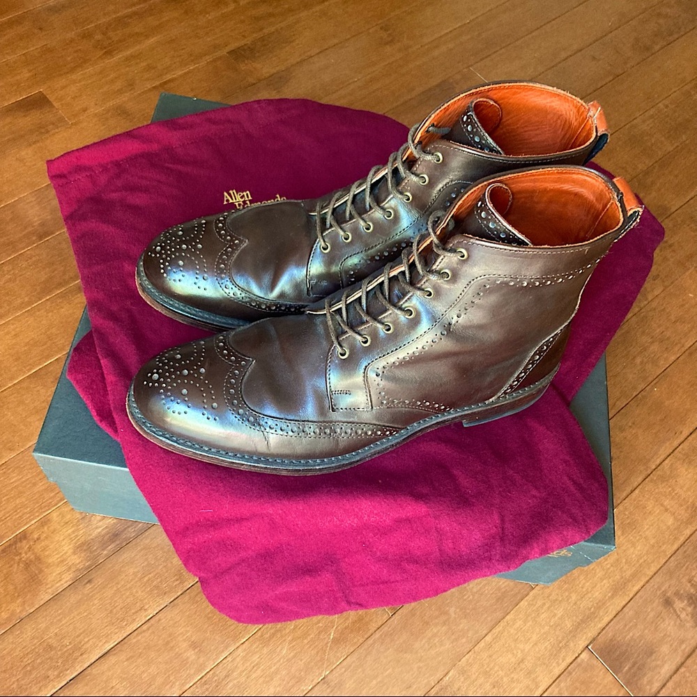 EUC Allen Edmonds Dalton in Chocolate Leather